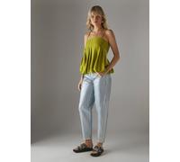 WAREHOUSE Metallic Denim Barrel Leg Jean 14