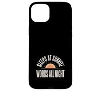 Warehouse Night Shift Forklift Third Shift Crew Gift Case for iPhone 15 Plus