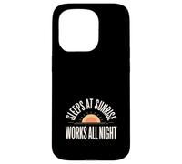 Warehouse Night Shift Forklift Third Shift Crew Gift Case for iPhone 15 Pro