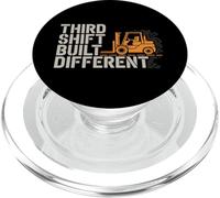 Warehouse Night Shift Forklift Third Shift Crew Gift PopSockets PopGrip for MagSafe