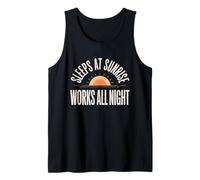 Warehouse Night Shift Forklift Third Shift Crew Gift Tank Top