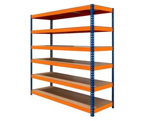Warehouse Racking S-Rax Shelving Heavy Duty 300kg Per Shelf Garage Workshop