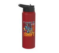 Warehouse Shiftworker It was The Other Shift Forklift Stainless Steel Insulated Water Bottle