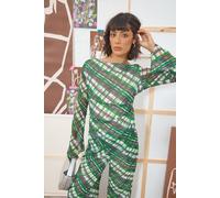 Warehouse Women's Tony Chiffon Asymmetric Gathered Waist Top | Size: 14 Warehouse Multicolor 14