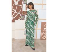 Warehouse Women's Tony Chiffon Mid Rise Palazzo Leg Trouser | Size: 16 Warehouse Multicolor 16