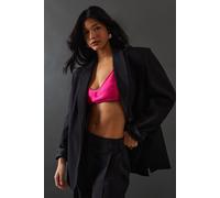 Heavy Satin Strappy Seaming Bralette Warehouse Hot Pink 10