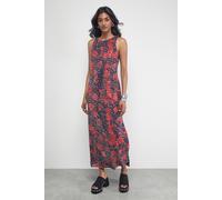 Warehouse Women's Sequin Embellished Racer Midi Dress | Size: 12 Warehouse Multicolor 12