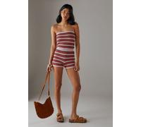 Warehouse Women's Striped Knitted Bandeau Top | Size: Large Warehouse Multicolor L
