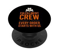 Warehouse Worker Fulfillment Picker Packer Team Lift Barcode PopSockets Adhesive PopGrip