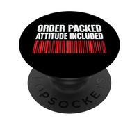 Warehouse Worker Fulfillment Picker Packer Team Lift Barcode PopSockets Adhesive PopGrip