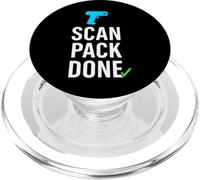 Warehouse Worker Fulfillment Picker Packer Team Lift Barcode PopSockets PopGrip for MagSafe