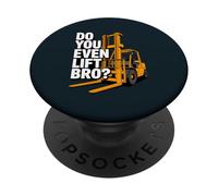 Warehouse Worker Logistics Forklift Driver PopSockets Adhesive PopGrip