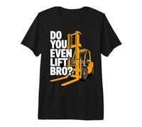 Warehouse Worker Logistics Forklift Driver Premium T-Shirt