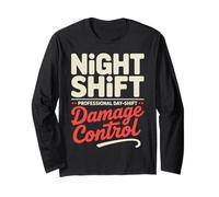 Warehouse Worker Night Shift Funny Logistics Long Sleeve T-Shirt