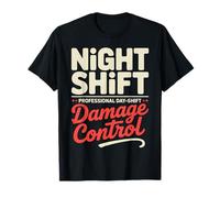 Warehouse Worker Night Shift Funny Logistics T-Shirt