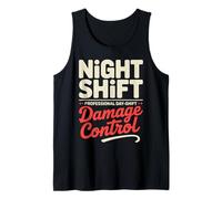 Warehouse Worker Night Shift Funny Logistics Tank Top
