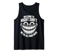 Warehouse Worker Night Shift Logistics Overnight Crew Tank Top