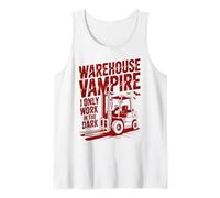 Warehouse Worker Night Shift Overnight Logistics Tank Top