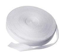 WAREHOUSESHOP - 50M Hemming Tape Herringbone Tape | White Herringbone Bunting Tape for Sewing, Arts and Crafts, Mask, Dressmaking, Apron (25mm Width)