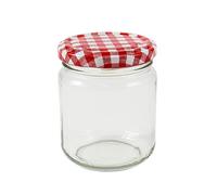 Wares of Knutsford Limited 24 x 8 oz (228ml.) jam jars complete with red gingham lids