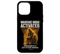 Warfare Mode Activated Ephesians 6:11 Warrior Armor of God Case for iPhone 12 Pro Max