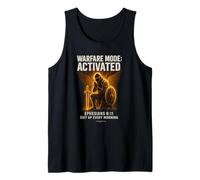 Warfare Mode Activated Ephesians 6:11 Warrior Armor of God Tank Top