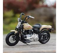 WARFEL 1/18 Die Cast Vehicles Collectible Hobbies Motorcycle Model Toys For Harley FLSTSB Cross Bones 2008