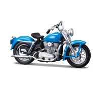 WARFEL 1:18 For Harley For Davidson 1952 K Model Motorcycle Alloy Toy Car Collection
