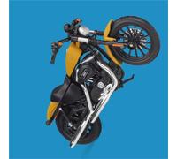 WARFEL 1:18 For Harley For Davidson 2014 Sportster Iron 883 Alloy Diecast Motorcycle Model Workable Toy Gifts Collection