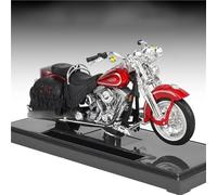 WARFEL 1:18 Motorcycle Alloy Model Toy Car Collection For Harley For Davidson 1999 FLSTS Heritage Softail Springer