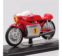 WARFEL 1/24 Scale GP Racing Diecast Motorcycle Vehicle Bike Model Toy For MV Agusta 500cc 1963 No.5