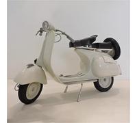 WARFEL Diecast 1:6 Scale For Vespa Two-wheeled Pedals 2-person Motorcycle Model Finished Simulation Collection Decoration Gift Toys Display