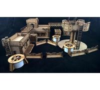 Wargame-Model-Mods Remote Outpost C, 28mm Tabletop Wargame Terrain, Modular Design, Suitable for Legion, Infinity, Ages 120+