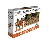 Wargames Atlantic Classic Fantasy Halfling Militia (40 Multi Part Hard Plastic 28mm Figures)