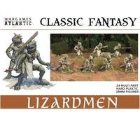 Wargames Atlantic - Classic Fantasy: Lizardmen (24 Multi Part Hard Plastic 28mm Figures)