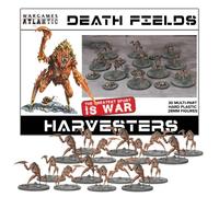 Wargames Atlantic Death Fields Harvesters Alien Beast 28mm Miniatures, 20 Large and 10 Small with Bio-Weapons, and Digital Bundle - Action Figures Plastic Model Kit