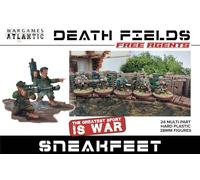 Wargames Atlantic, Death Fields: SneakFeet (24 Multi Part Hard Plastic 28mm Figures)