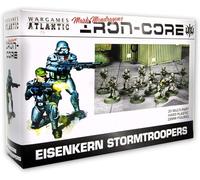 Wargames Atlantic Eisenkern Stormtroopers (24 Multi Part Hard Plastic 28mm Figures) - Eisenkern Stormtrooper - 20 Count - Assembly Required - Matte Finish - Table Game, Wargaming