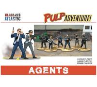 Wargames Atlantic, Pulp Adventure - Agents, 28MM Hard Plastic Figures