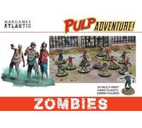 Wargames Atlantic, Pulp Adventure, Zombies, 28mm Hard Plastic Figures