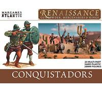 Wargames Atlantic Renaissance: Conquistadors (24 Multi-Part Hard Plastic 28 mm Figures)