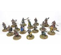 Wargames Atlantic, The age of Chivalry, Foot Serjeants (1100-1320), 28mm Hard Plastic Figures