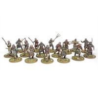 Wargames Atlantic, The Age of Chivalry, Peasant Levy (1100-1350) 28mm Hard Plastic Figures