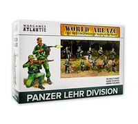Wargames Atlantic World Ablaze - World War II 1939-1945: German Panzer Lehr Division (30 28mm Hard Plastic Figures)
