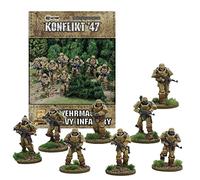 Wargames Delivered Bolt Action Konflikt '47 German Heavy Infantry (8 metal miniatures)