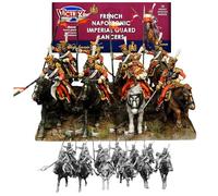 Wargames Delivered - Victrix French Napoleonic Imperial Guard Lancers Set, 12 Highly Detailed 28mm Miniatures with Polish & Dutch Variants for Wargaming Dioramas