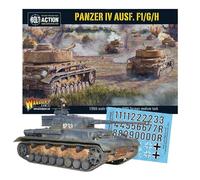 Wargames Delivered - Warlord Games Bolt Action: Tank War - Panzer IV Ausf. F1/G/H, World War 2 Miniatures, 28mm Scale Army Tank Model for Miniature Wargaming
