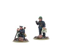 Wargames Delivered - Warlord Games Soviet Naval Brigade Forward Observer Team - Good Quality Miniatures for Bolt Action - Call Support with Detail & Realistic Craftsmanship - 2 Miniatures Set of 28mm