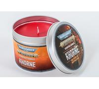 Warhammer 40,000 Chaos Gods Khorne Candle - Red Scented Candle with Rich, Bold Fragrance - Perfect for Warhammer Fans, Gamers, and Collectors - Great Gift for Gaming Room Decor