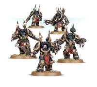 Warhammer 40,000 Chaos Space Marines Terminators - 5 Miniature Set
